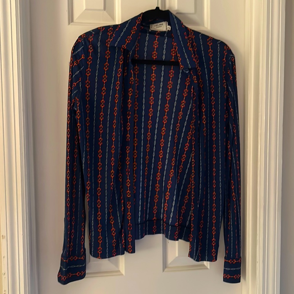Celine button down shirt